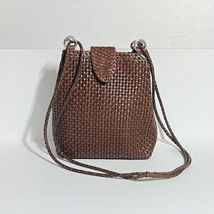 Woven Leather Bag